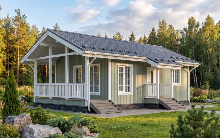 Каркасный дом РД-020, 75 м²