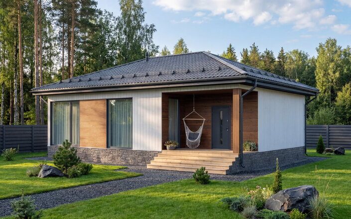Каркасный дом РД-024, 104,55 м²