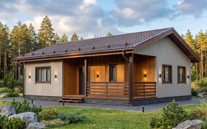 Каркасный дом РД-041, 108 м²