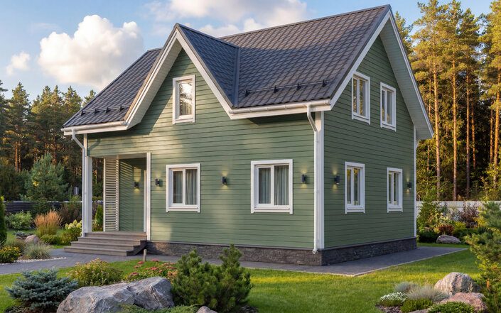 Каркасный дом РД-072, 144 м²